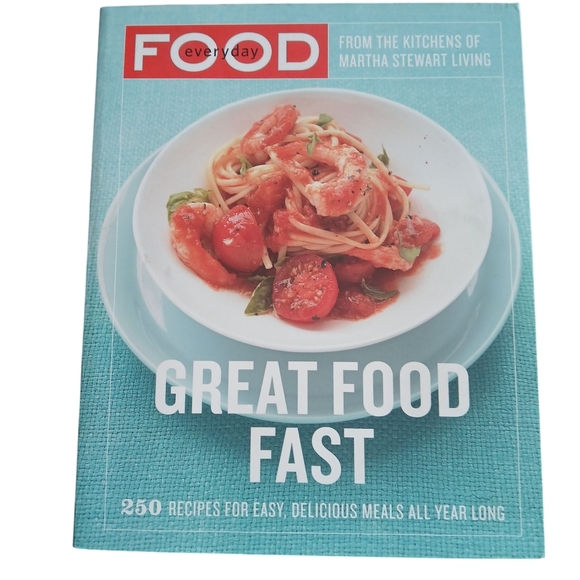 Martha Stewart Cookbook Great Food Fast Seasonal Menus Soft Cover 1st Edition/10 - Picture 2 of 10